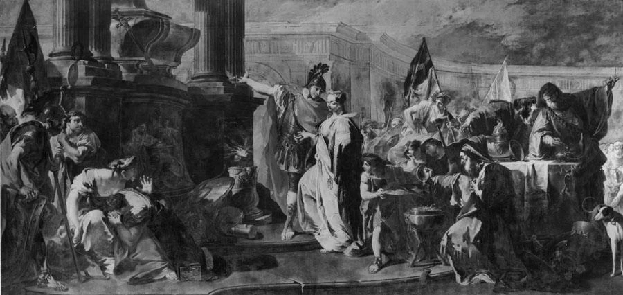   176-Giambattista Pittoni-Il sacrificio di Polissena - Roma, Palazzo Taverna